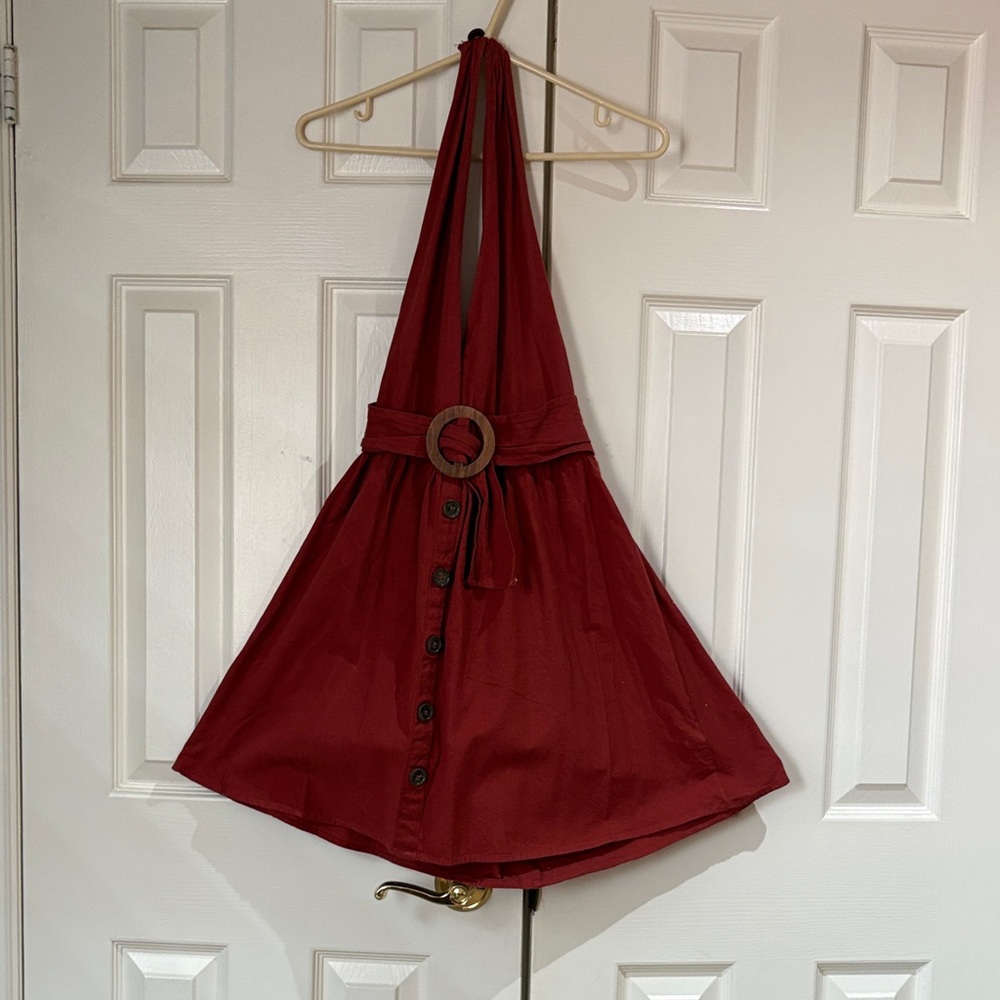 ASOS Rust Red Sleeveless Top